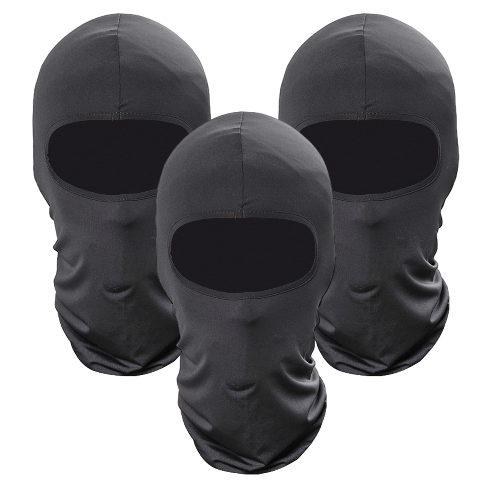 Pukavt 1-5 Pack Balaclava Face Mask, Ski Mask for Men Women, UV Protection Windproof Scarf for Motorcycle Snowboard Cycling