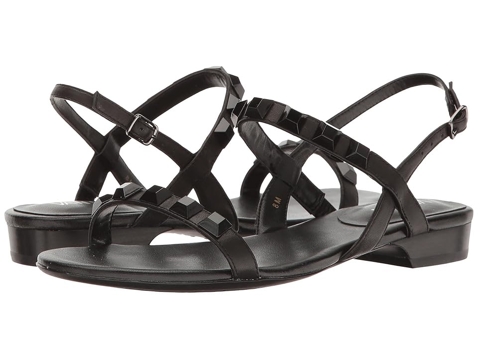

Vaneli Bodicea (Black Nappa/Match Studs/Gunmetal Buckle) Women's Wedge Shoes