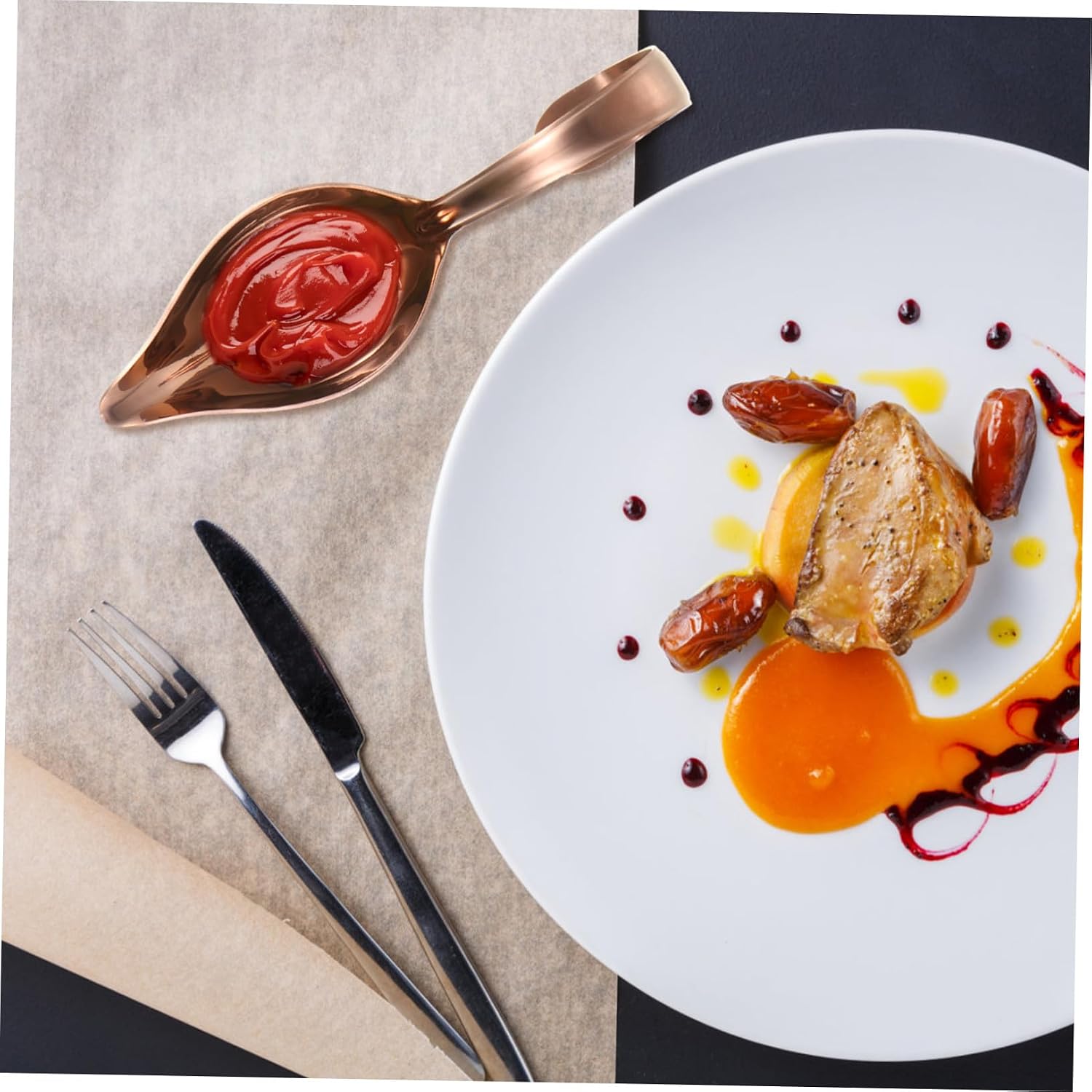 Stainless Steel Sauce Decorating Spoon Precision Drawing Spoon