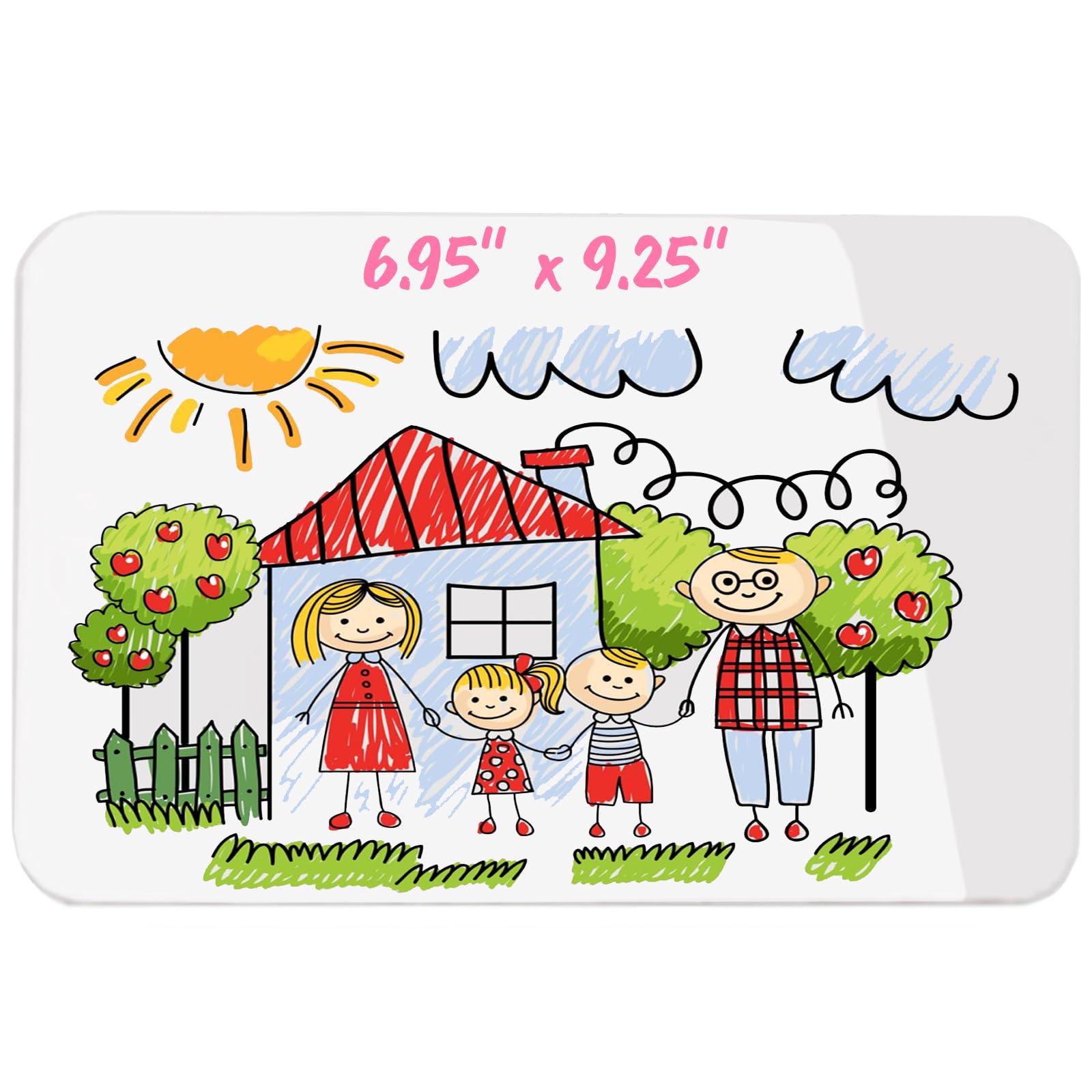 Small Dry White Board | Sleek Dry Erase Whiteboard for Home, Kids & Office | Premium Quality, Effortless Cleaning, Perfect Size & Modern Appearance