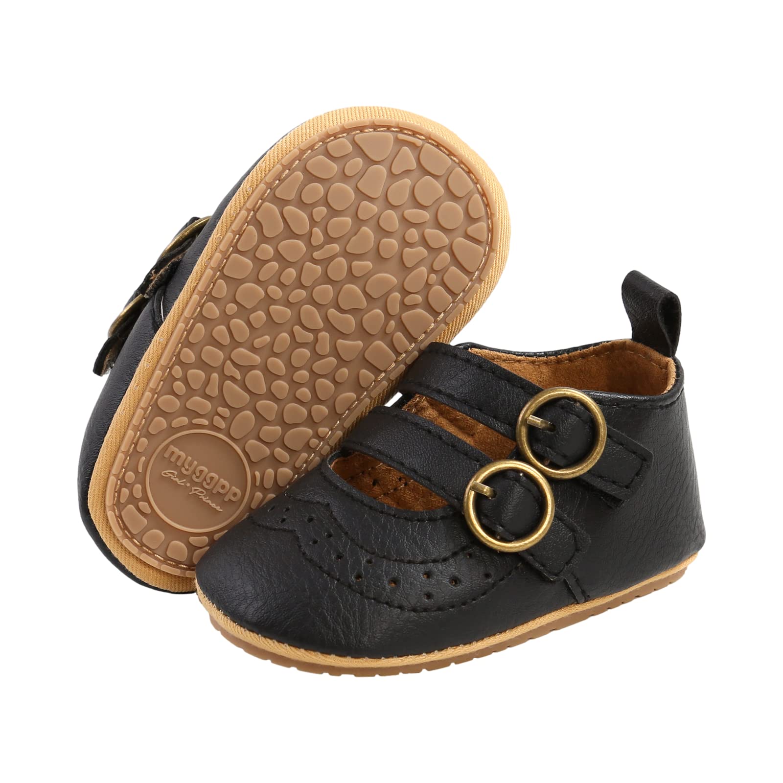 Baby Girls First Walking Shoes Mary Jane PU Leather Anti-Slip Princess Shoes Infant Baby Shoes — view 28