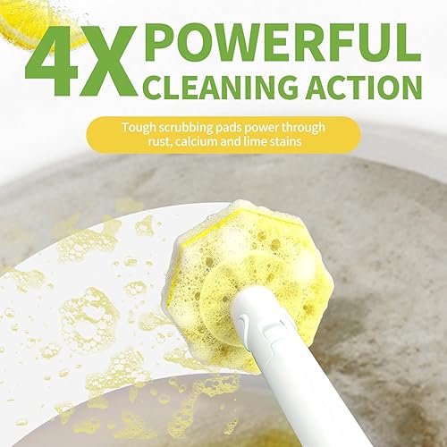 Miniatura 5 de 60 recambios de varita de inodoro para Clorox, almohadillas de repuesto para limpiador de inodoros para la mayoría de sistemas de limpieza de baño,