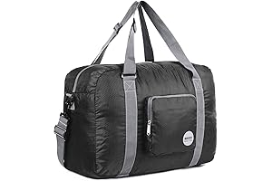 WANDF Foldable Travel Duffle Bag for Women Carry On