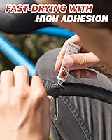 Vista 3 de Zacro Bike Tire Repair Kit, Bike Tube Patch Kit with Stainless Steel Tire Levers, 24 PCS Bike Tube Patches,Metal Rasp, Bike Patch Kit for Mountain