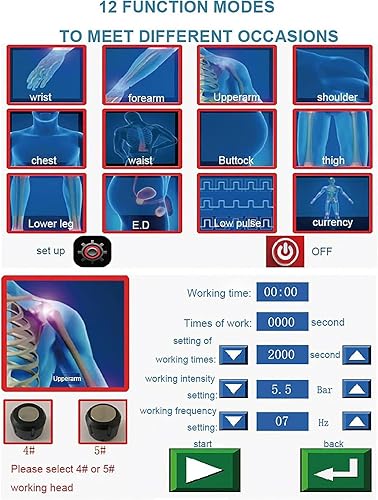Miniatura 4 de Ed Machine, masajeador de alivio del dolor muscular ED tratamiento de ondas de choque para disfunción eréctil y anticelulita, fascitis plantar
