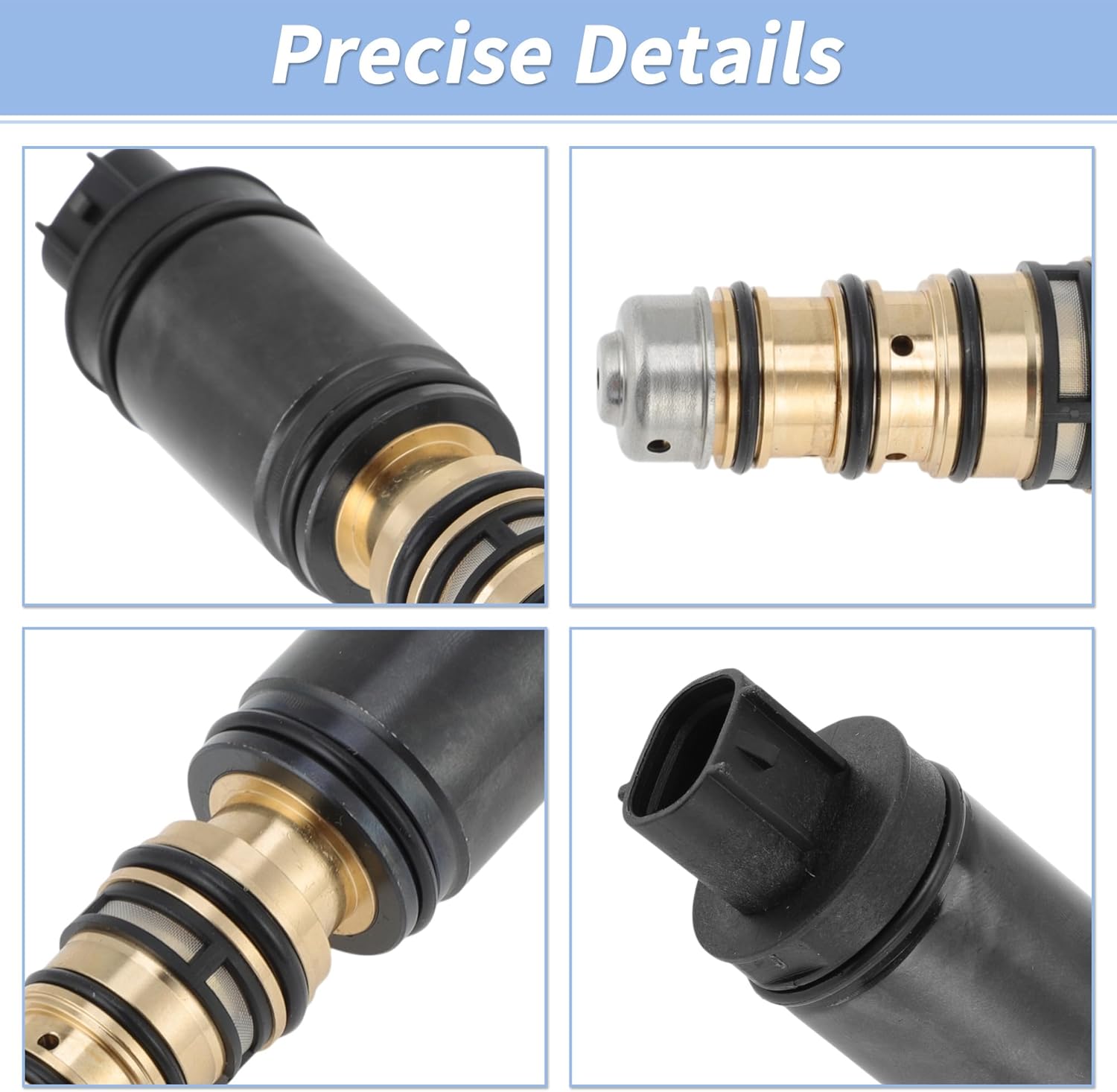 AC Compressor Control Solenoid Valve for 6SEU16C/6SEU14C for Toyota Camry Corolla IM Highlander RAV4 Sienna for Scion IM Air Conditioner Control Valve No.CG4472500350