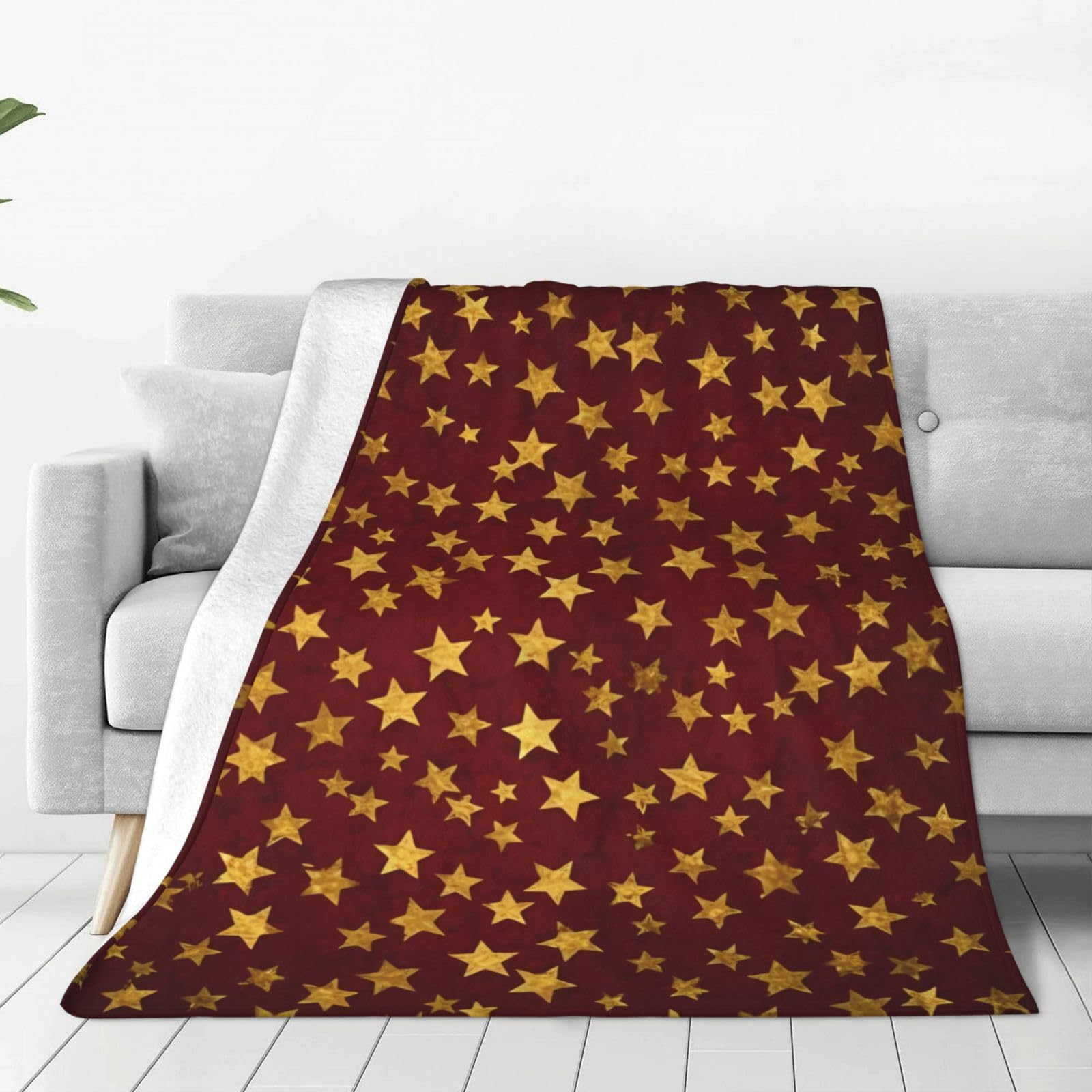 Couverture super douce en micro polaire Star2 haute densité pour lit