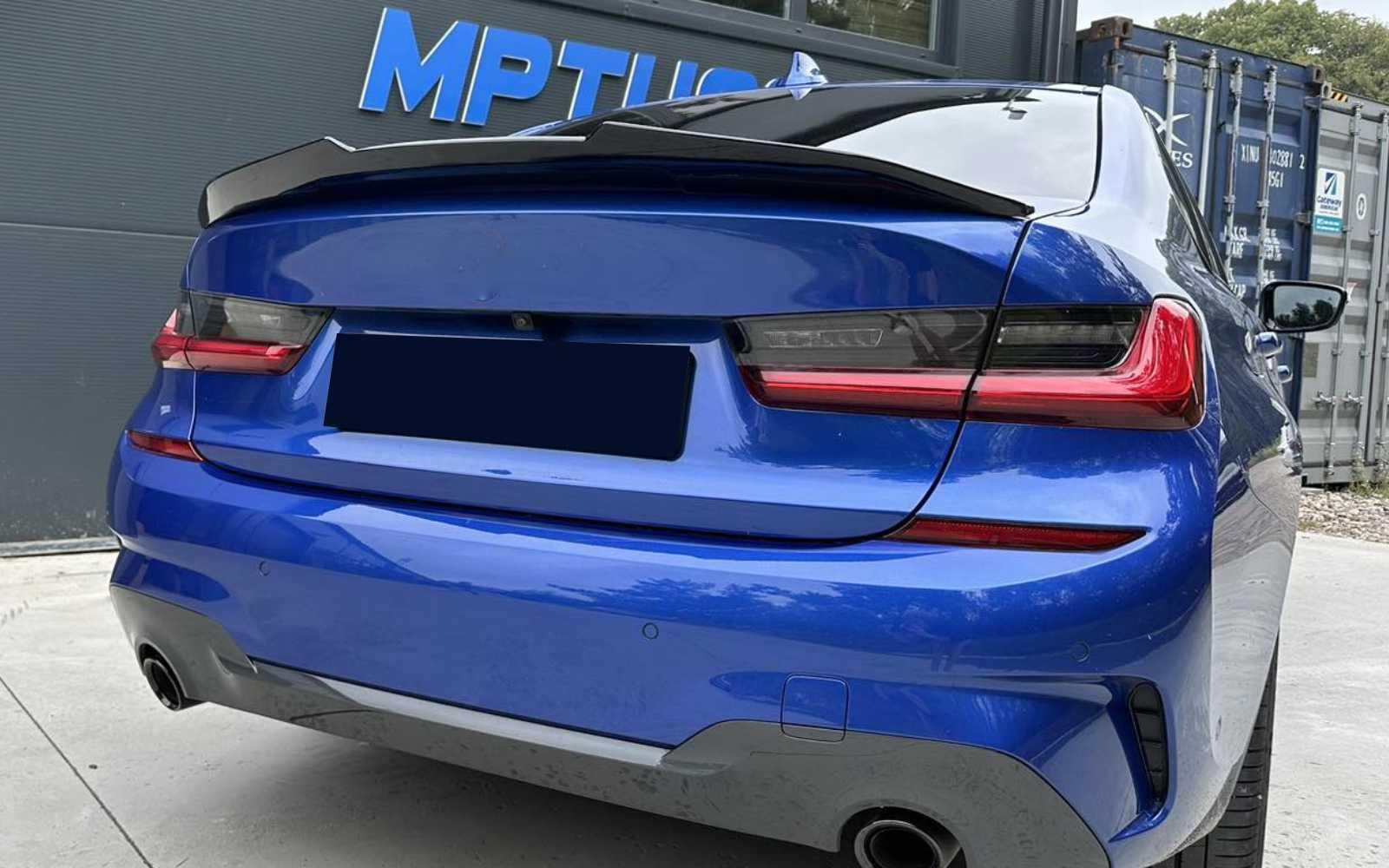 MpTuned G20 PSM Style Spoiler posteriore nero lucido per Serie 3 2019-2023 Performance Tuning 4 porte berlina 318i 320i 330i 340i m340i 318d 320d 330d 340d m340d