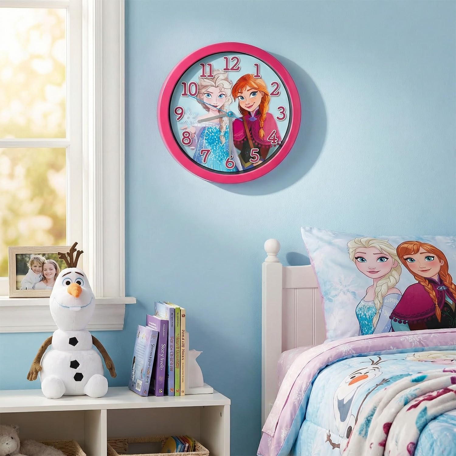Amazon.co.jp: ディズニー アナと雪の女王 壁掛け時計 - エルサとアナ