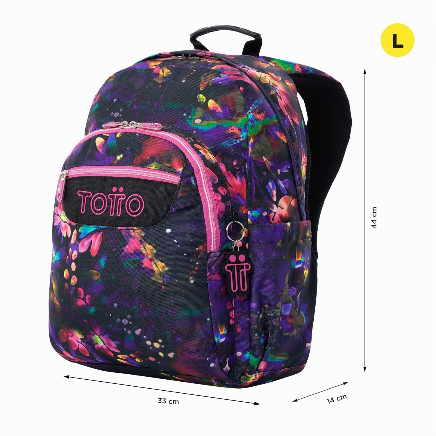 TOTTO Acuareles Mochila Unisex niños (Pack de 1)