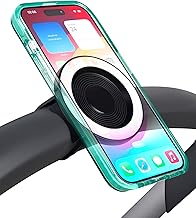 Magnetic Phone Holder for Stroller, Shopping Cart & Golf Push Cart | Handlebar Phone Mount for MagSafe | Strap with Strong Magnet for Mag Safe | Stroller Accessories for Uppababy, Nuna, Bugaboo...