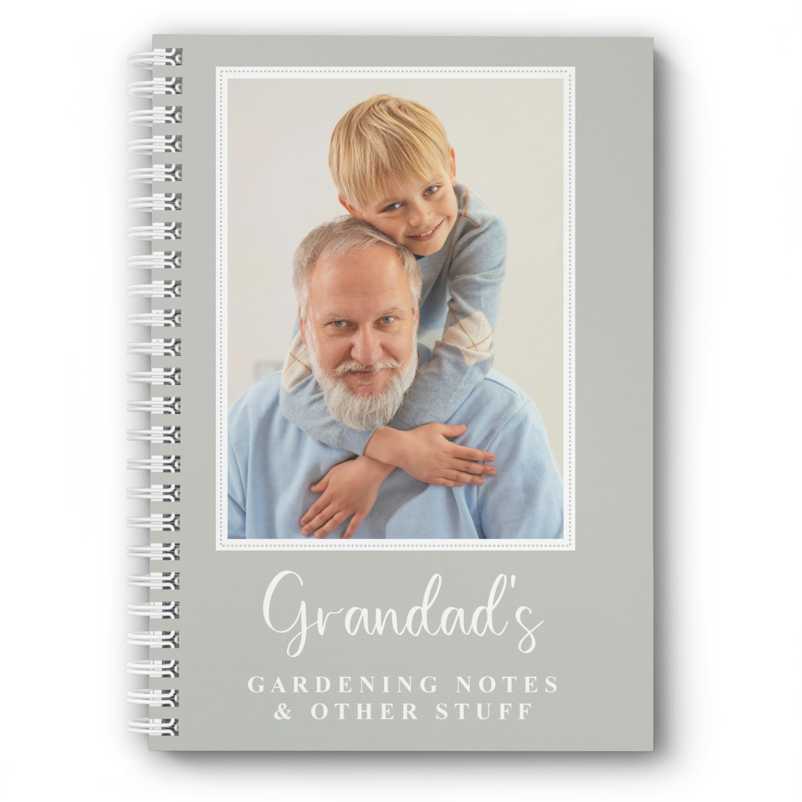 Stamford Design Studio Personalised Notebook Add Own Photo, Lined, Plain OR To Do List. Custom Made Present, Choice of Size,Gift