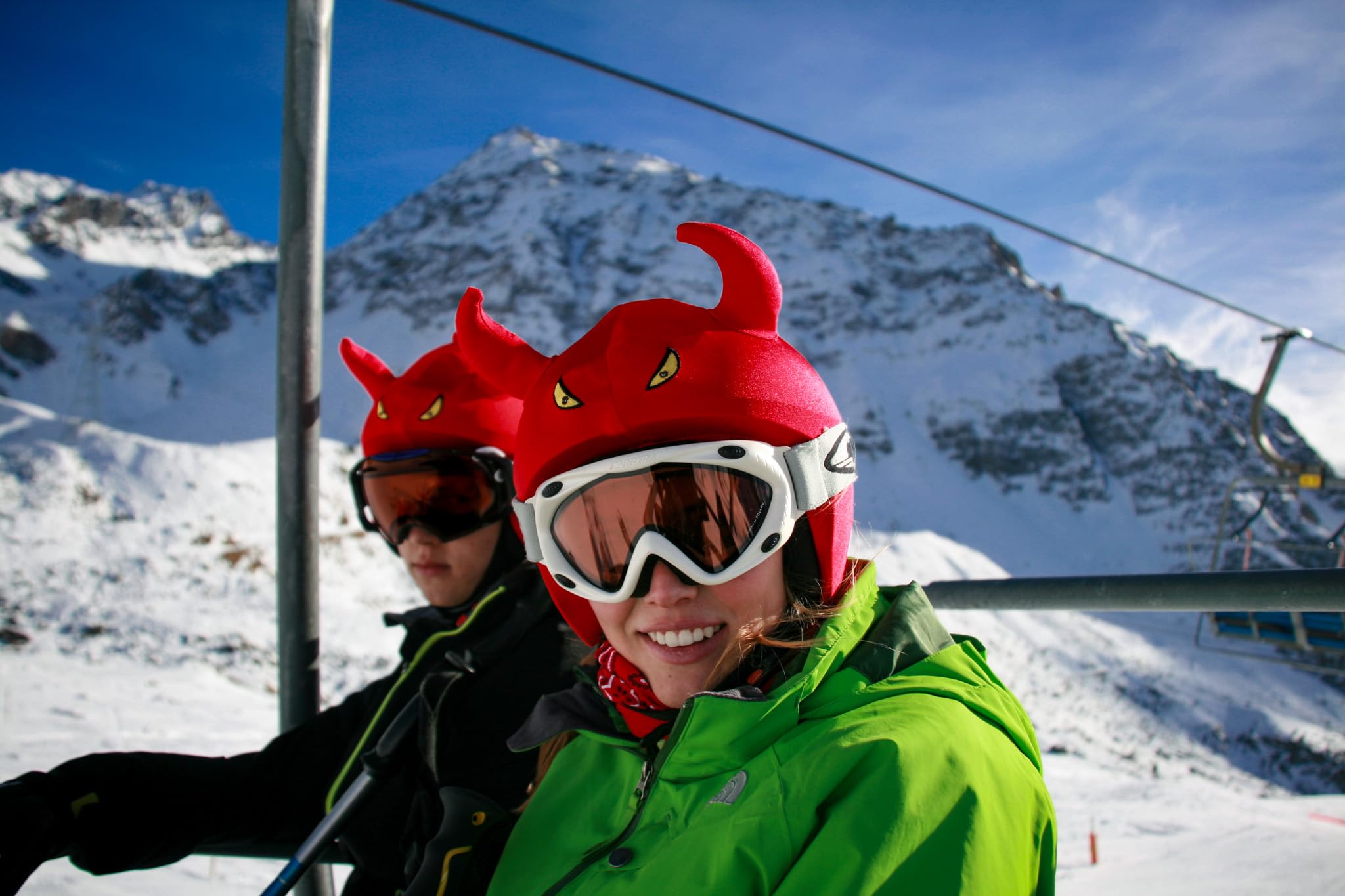 COOLCASC Multisport Couvre-Casque LED Demon