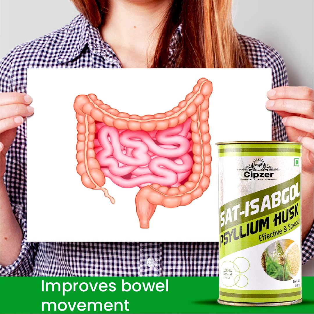 Cipzer Sat-Isabgol Useful in Constipation and Brings Down Cholesterol Level (50 G) - Image 3 thumbnail