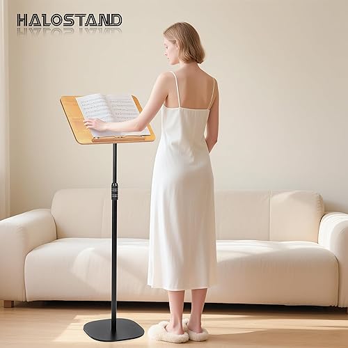 Miniatura 13 de Soporte de partituras y soporte de escritorio 5 en 1 de doble uso, altura ajustable de 23.6 a 59 pulgadas, soporte de música plegable con bolsa