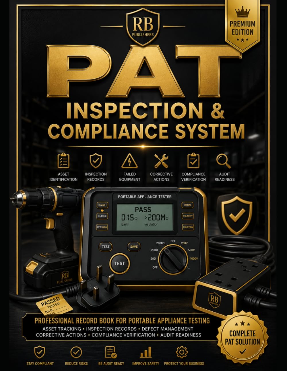 PAT Inspection & Compliance System: Professional Record System for Portable Appliance Testing, Asset Identification, Inspection Records, Defect ... Compliance Verification & Audit Readiness