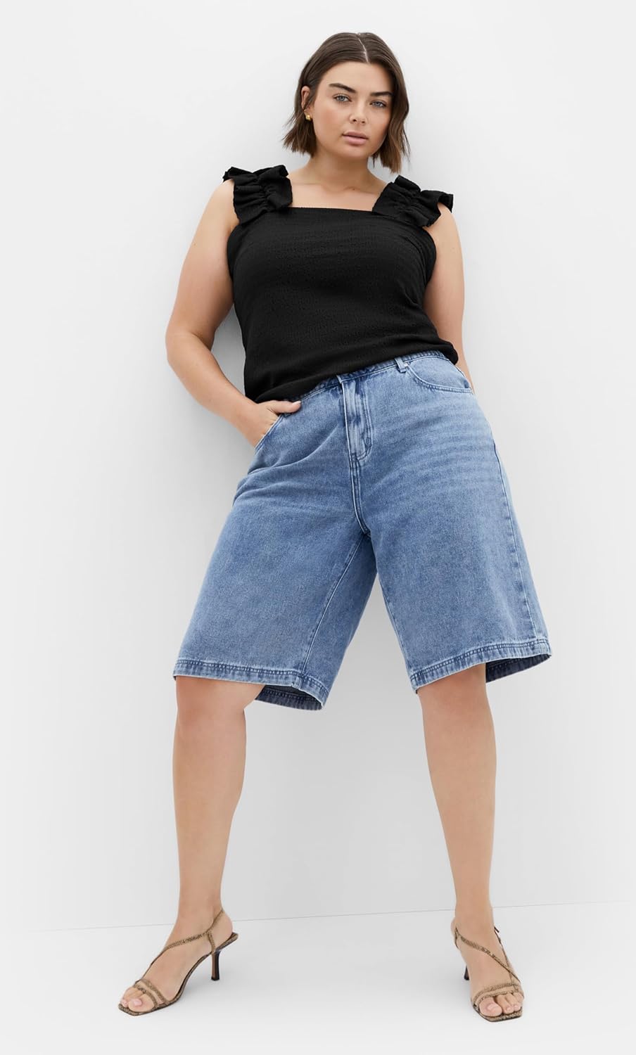 City Chic Women's Top-Aria Frill - Image 4