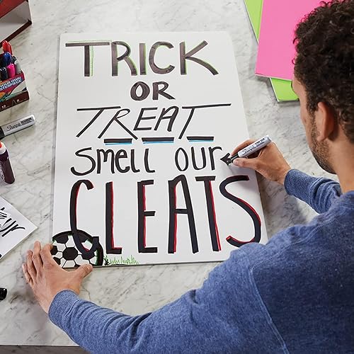 Miniatura 6 de Sharpie Pro Magnum - Marcadores permanentes grandes jumbo, paquete de 2, punta de cuña de cincel extra ancha, tinta negra