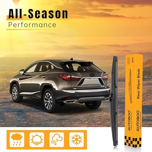 Vista 80 de AUTOBOO 12 limpiaparabrisas trasero de repuesto para Kia Sportage 2011-2016, Hyundai Elantra 09-12, Hyundai Tucson IX35 10-15, I30 - Repuesto