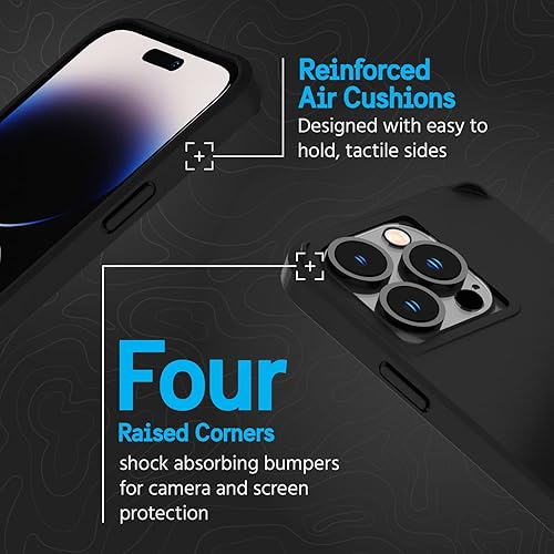 Miniatura 4 de Pelican Ranger Series - Funda para iPhone 14 Pro de 6.1 pulgadas compatible con carga inalámbrica Funda protectora con tecnología antiarañazos