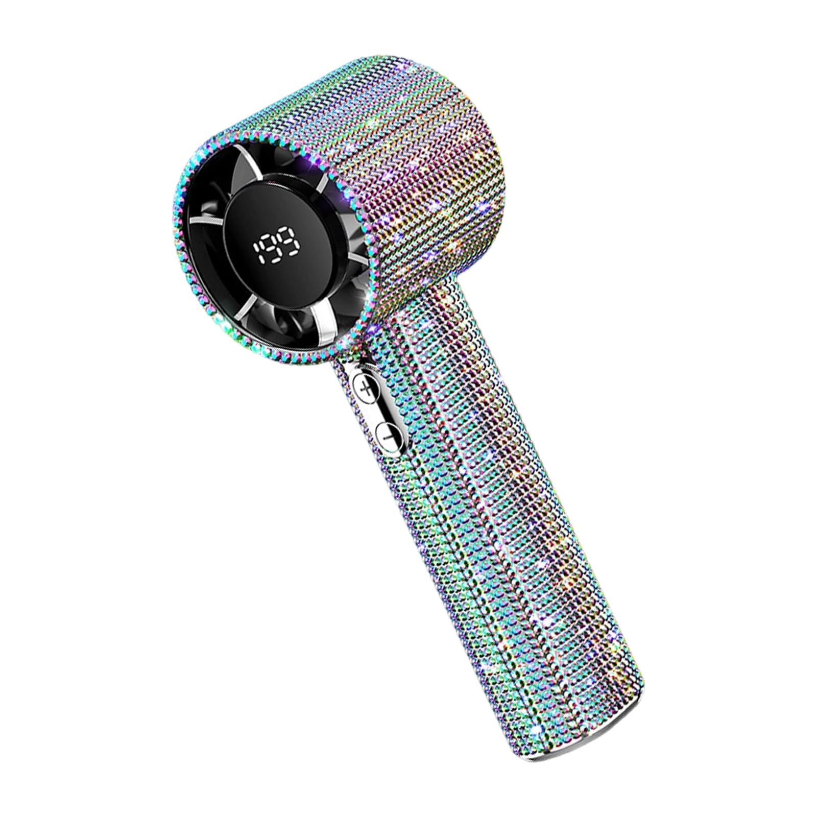 Elnwnnkc Handheld Fan with 199 Adjustable Speed Quiet USB Rechargeable Desk for Indoor Outdoor Use Birthday Holiday Usb Rechargeable Handheld for Outdoor