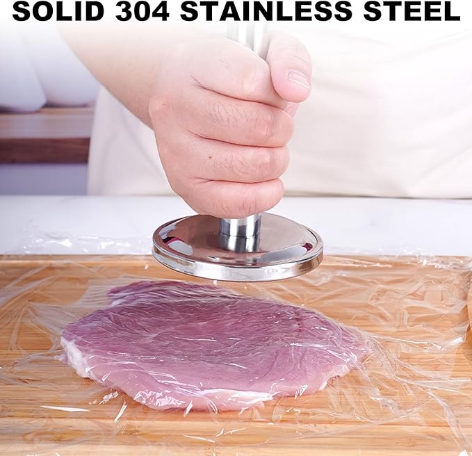 Ablandador de Carne de Acero Inoxidable, Martillo para Carne miniatura 5