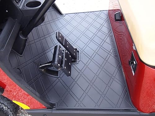 Vista 4 de Huskey Parts Company Alfombrilla para carrito de golf, color negro, compatible con EZGO TXT 94+ Express S4 2012-2020 Valor Workhorse