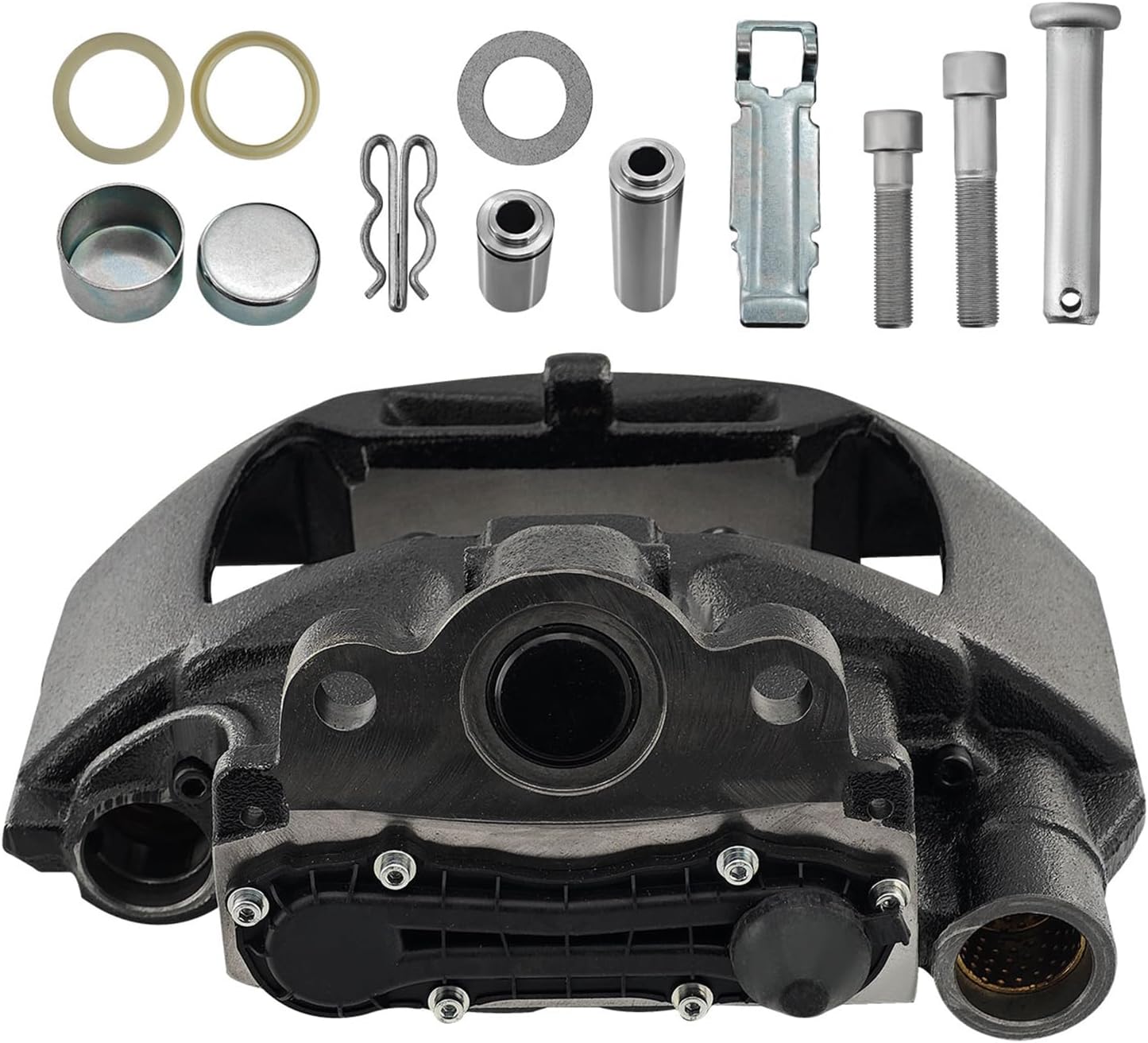Z035248 ADB22X Air Disc Brake Caliper Kit Replacement for Bendix ADB22X Brake Caliper Left Side with 5020643 Guide Pin set Replace K097845SC K164909 802985 K149715 K165795X