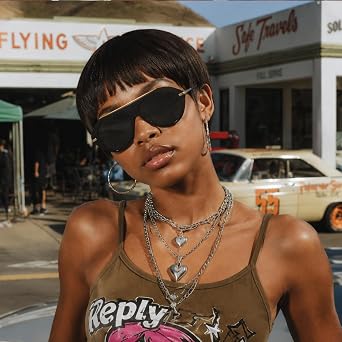Oversized Oval Aviator Style Sunglasses for Women and Men Zinnia