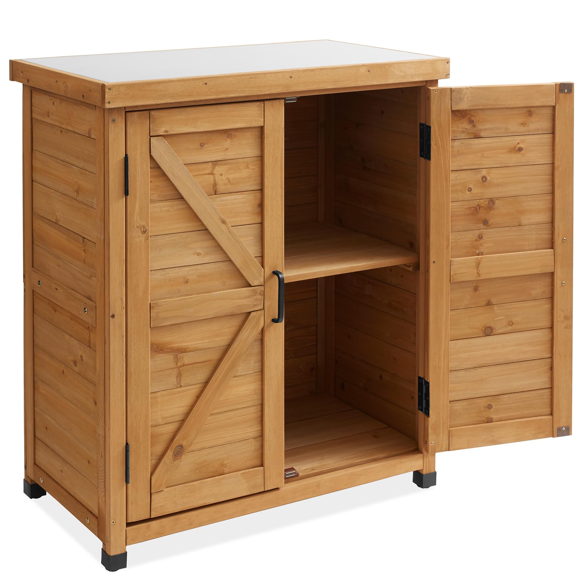 Amazon.com: Casafield Outdoor Garden Potting Bench with Metal