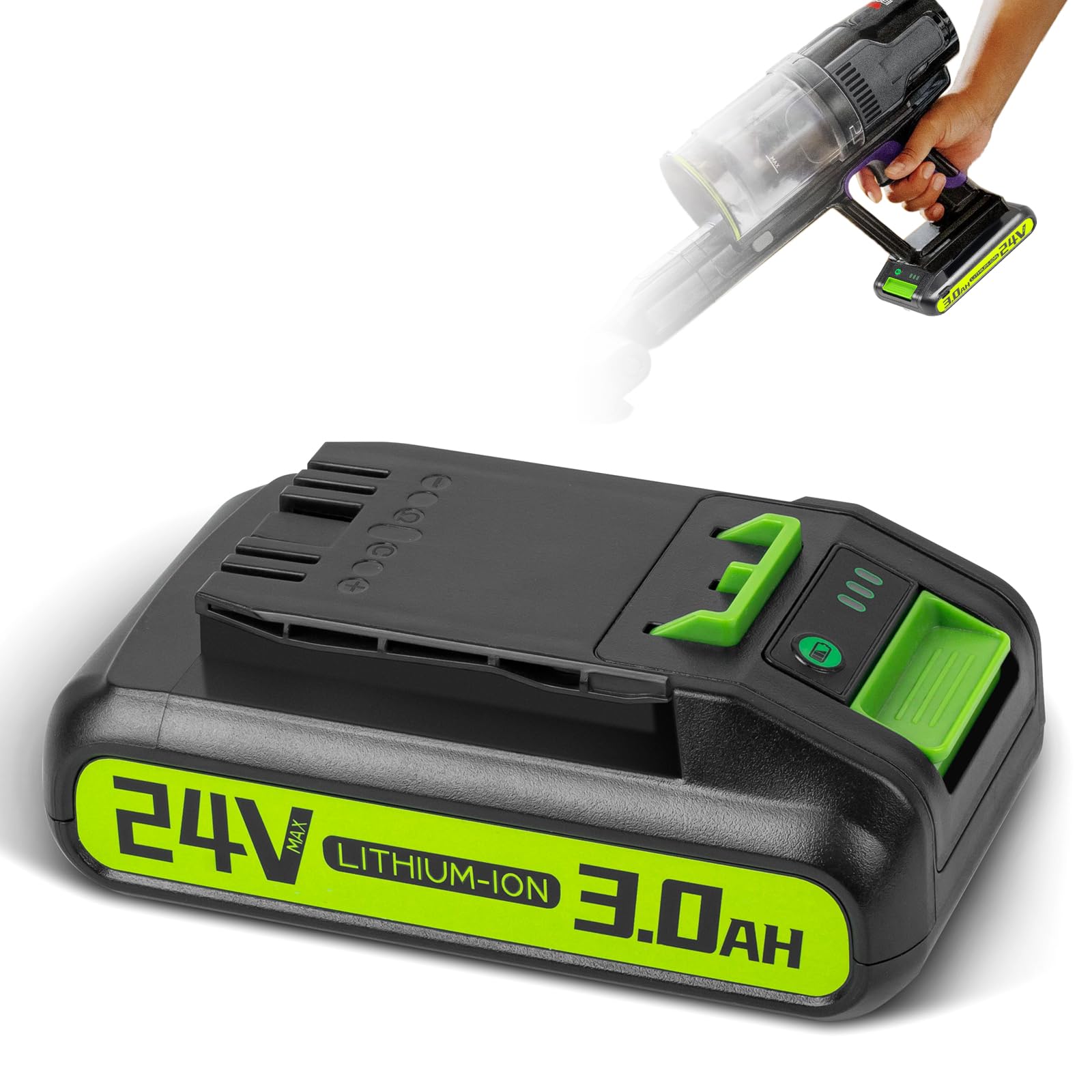 みどり1007ページ Amazon.com: 24V 3.0Ah Battery For Bissell CleanView XR & XR Pet
