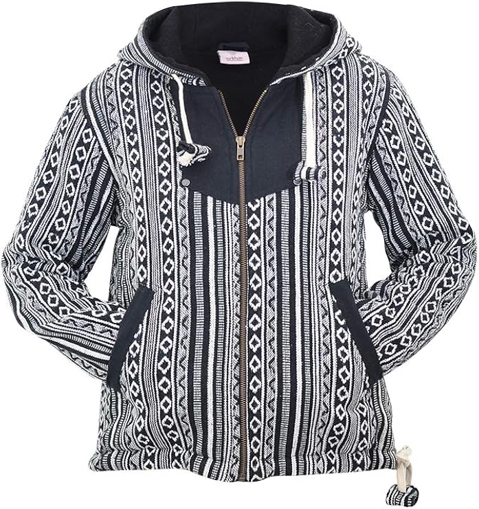 virblatt Baja hoodie hippie jacket womens fleece jacket warm jacket