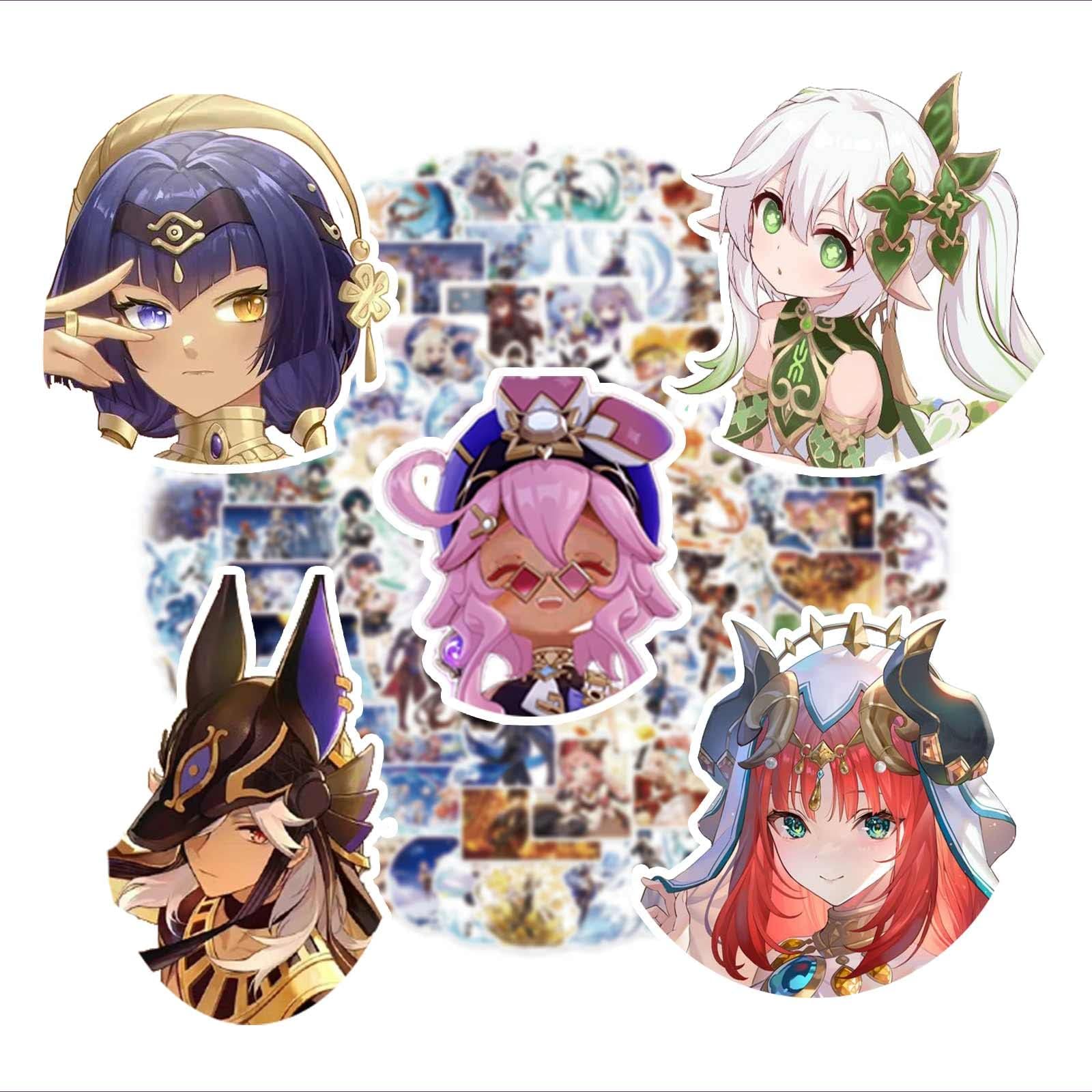 200 Pcs Genshin Impact Stickers,Anime Genshin Stickers Pack