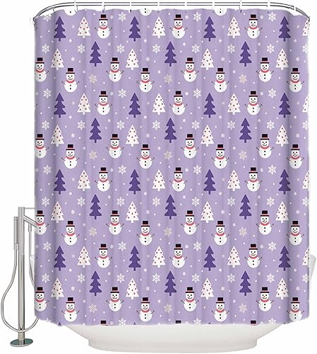 Cortinas de ducha de 36 x 72 pulgadas, cortina de baño de tela de poliéster impermeable, accesorios de baño, juego de cortina de ducha con ganchos,