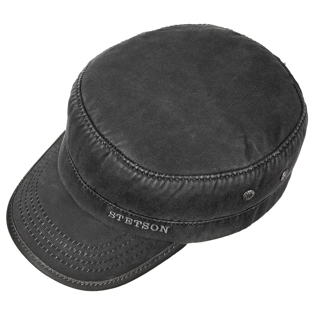 Stetson Datto Berretto Militare Inverno - Cappello Inverno Uomo - Berretto Cotone - Filtro UV 40+ - Idrorepellente - Berretto Foderato - Cappello Autunno/Inverno