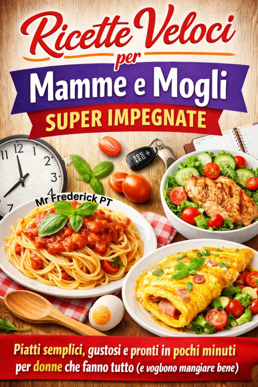RICETTE VELOCI PER MAMME E MOGLI SUPER IMPEGNATE: Piatti Semplici, Gustosi e Pronti in Pochi Minuti per Donne che Fanno Tutto (e Vogliono Mangiare Bene)
