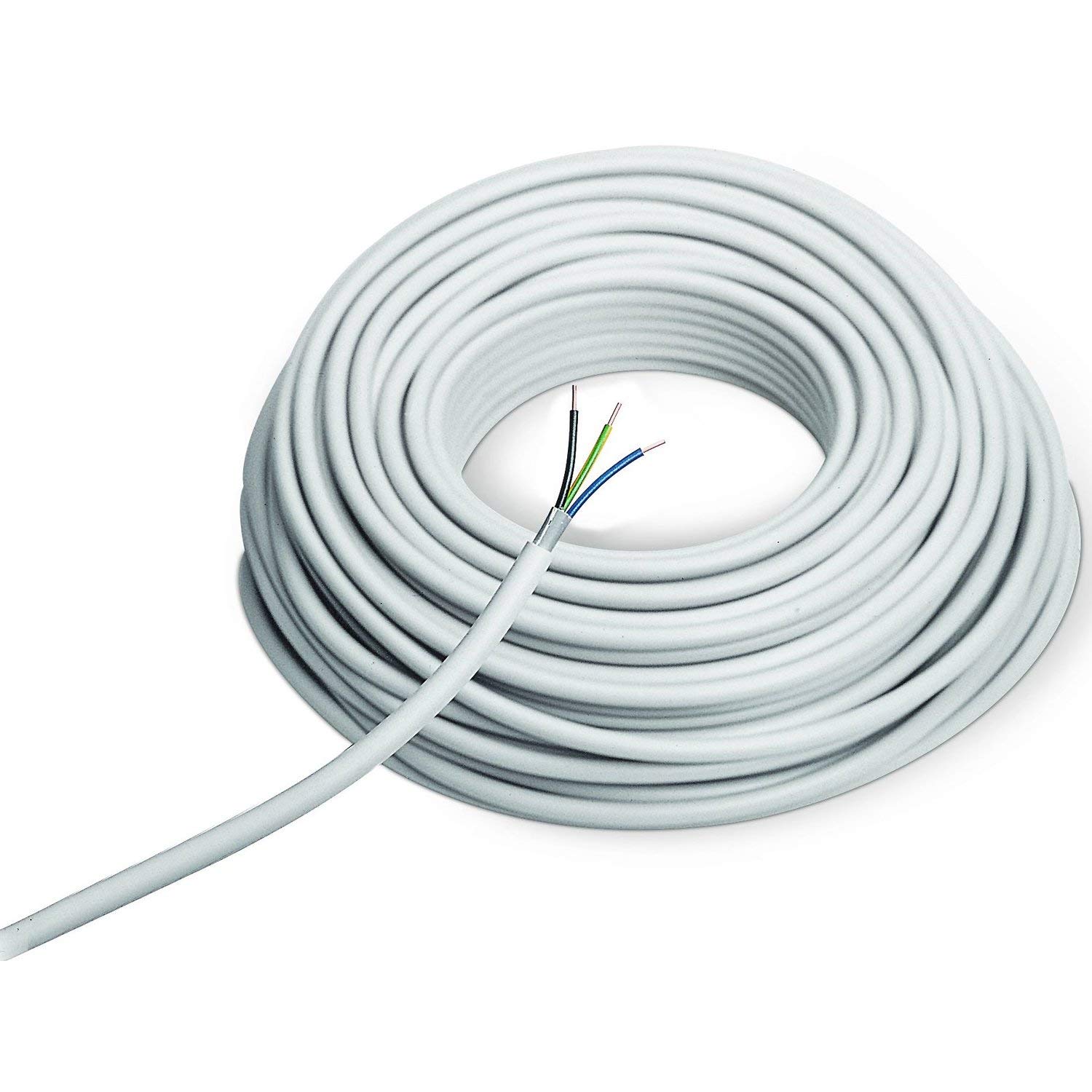 NYM - J 5x2,5 Mantelleitung 5 x 2,5 mm² / 100 m Kabel Leitung Elektroleitung