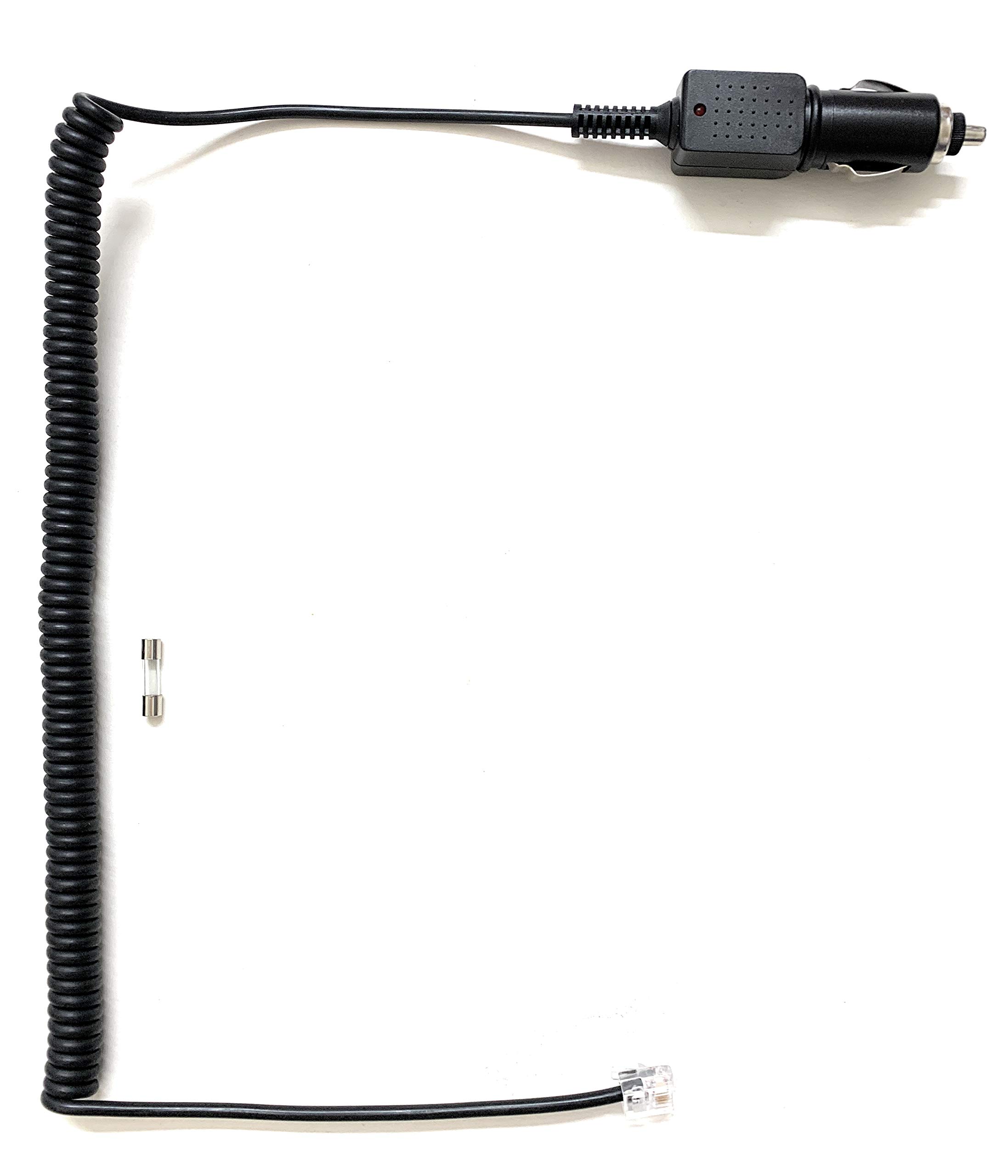 CAR Coiled Power Cord Compatible Replacement for Beltronics Express 795, Beltronics Sti Driver Radar Detector