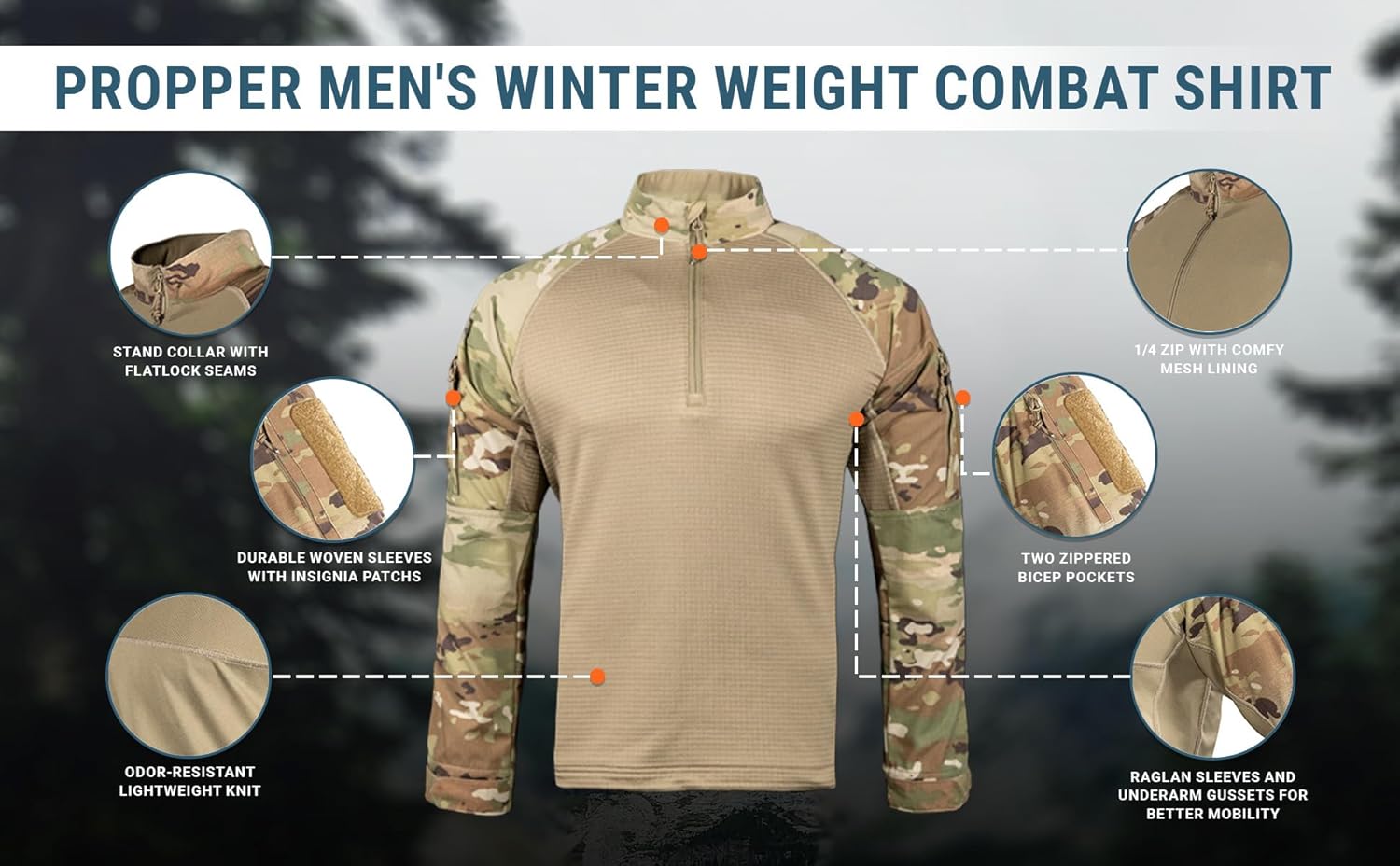 Propper Mens Winter Weight Combat Shirt - Image 3