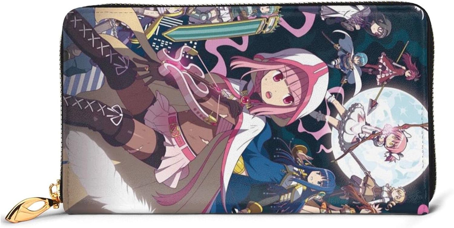 魔法少女まどか マギカ 2 おしゃれ 金属ジップレザー財布 長財布プレミアムレザーと ウォレット 大容量 多機能 カード収納 シンプル快適で丈夫な 人気 ロングウォレット 防水 レザー 男女通用 Cafe Du Jardin Com