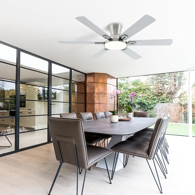 Ventilador de Techo 52 Pulgadas con Luz y Control Remoto, 6 miniatura 2