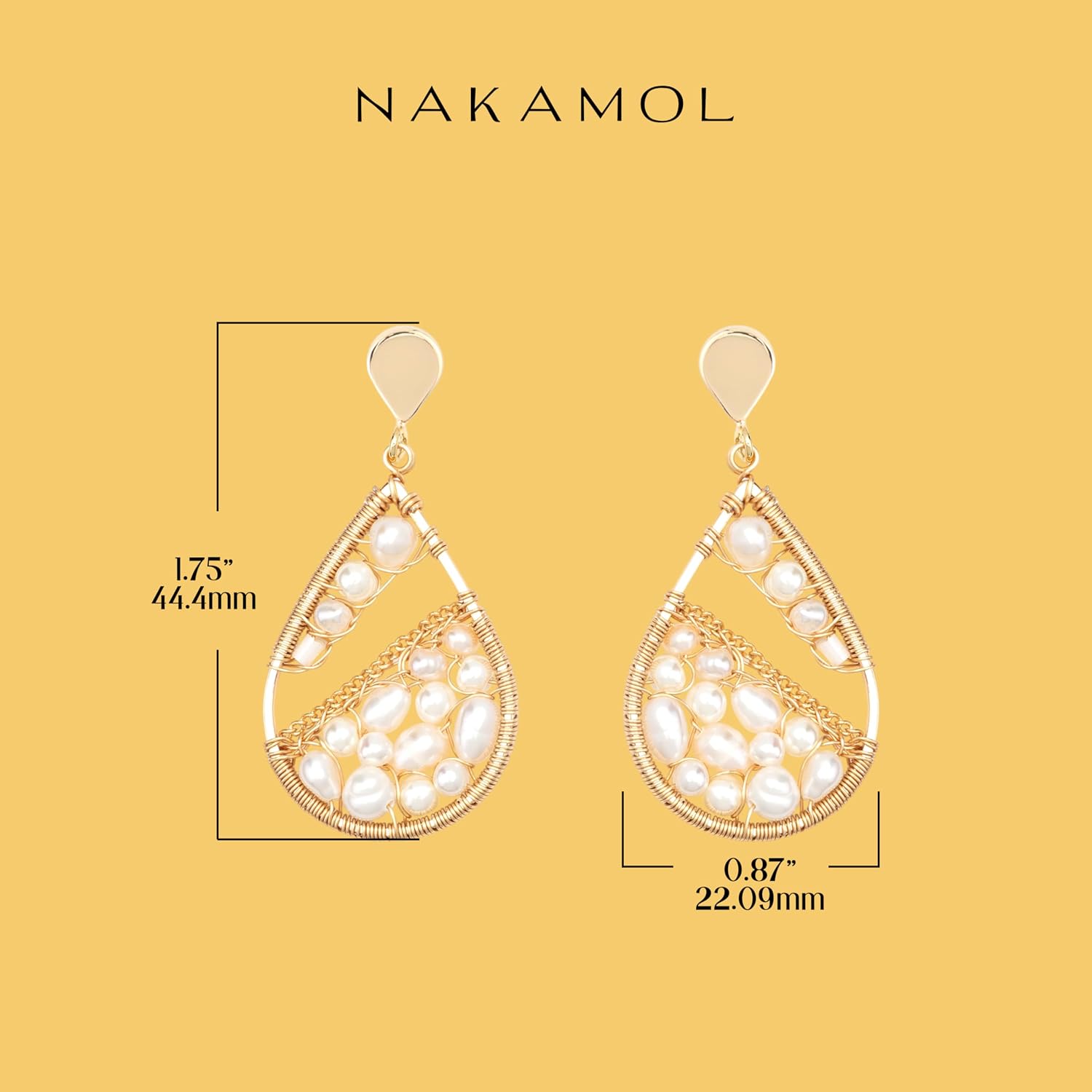 Dangle Bead Earring - Choice of Colors