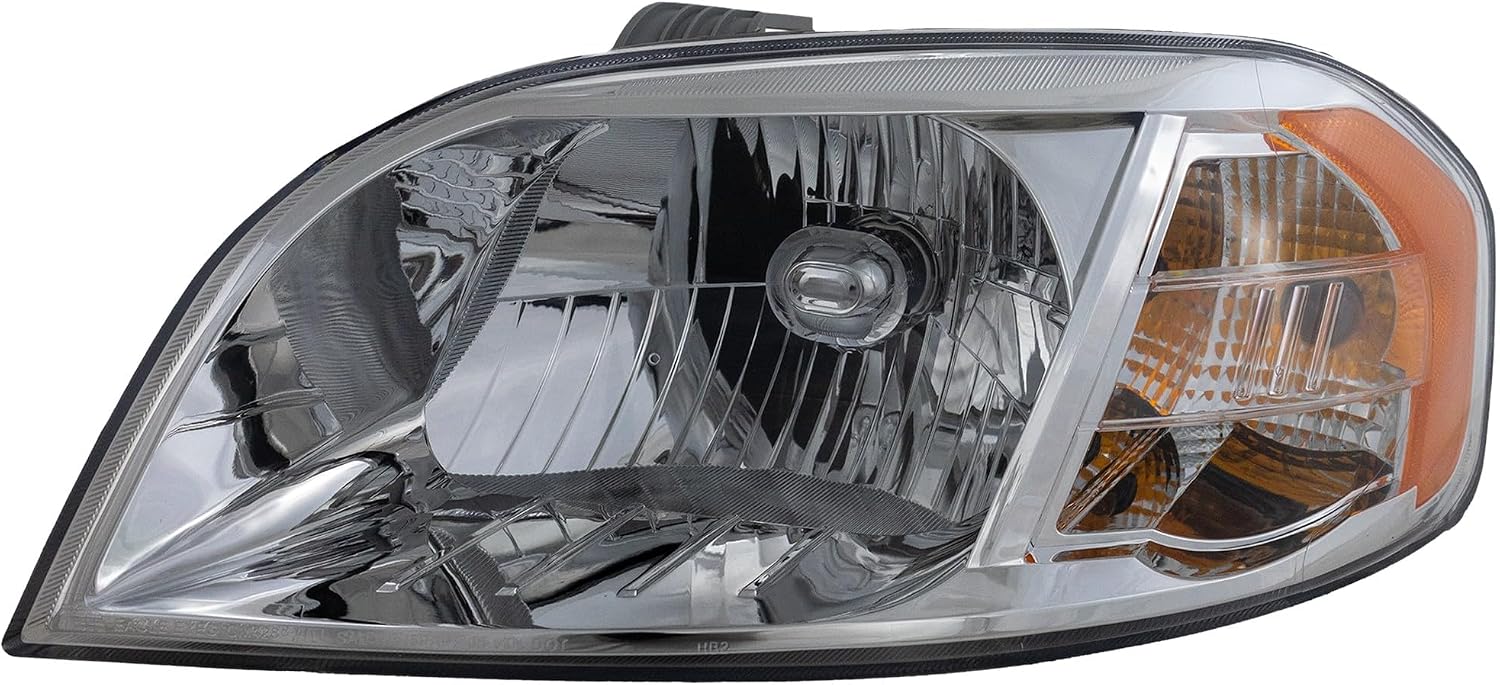 Compatible with 07-11 Aveo Sedan Headlight Headlamp Front Head Light Lamp with Bulb Left Driver Side