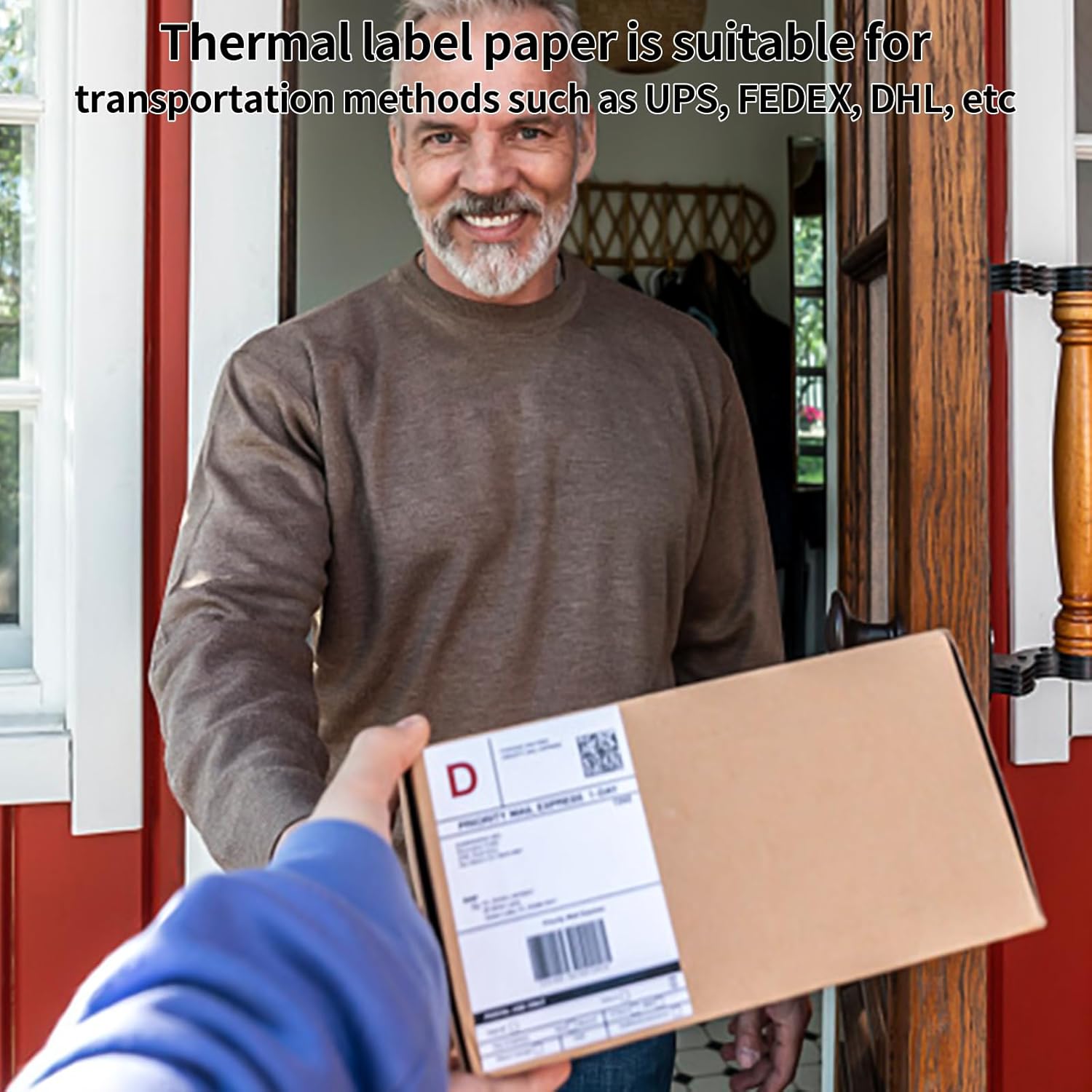 6 Rolls 4" x 6" Direct Thermal Printer Label, 250 Labels/Roll, Total 1500 Thermal Shipping Labels, Strong Adhesive, Commercial Grade, Perforated, Compatible with Most Thermal Printers (NOT for DYMO) - Image 6