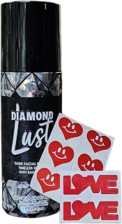 Designer Skin Diamond Lust Dark Facial Bronzer 1 oz with tanning stickers, Black