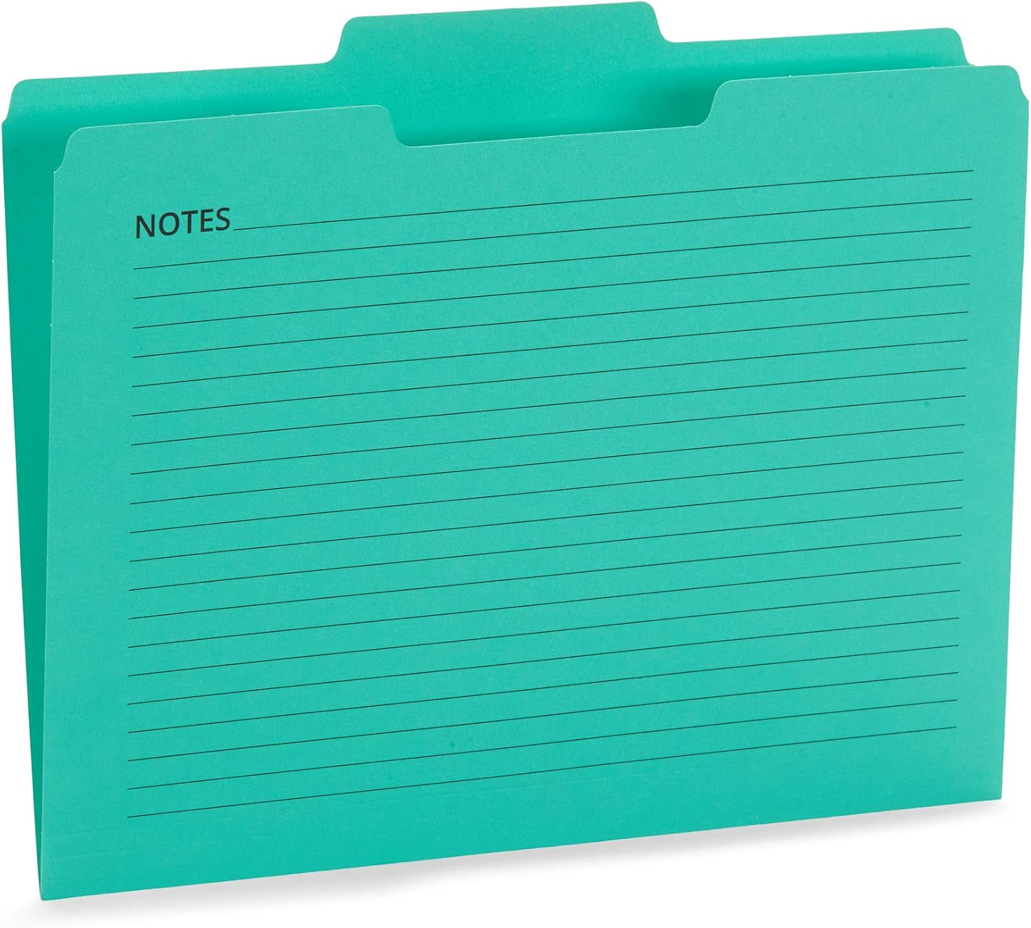 Blue Summit Supplies 25 Notes File Folders, Letter Size, 1/3 Cut, Assorted image 5