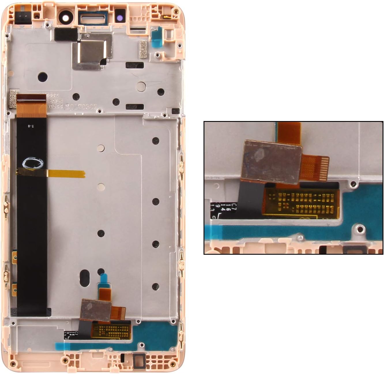 SRJTEK for Xiaomi Redmi Note 4 LCD Screen replacement Touch Screen Digitizer Glass Sensor Frame Assembly kit,tools、screen protector include（Two versions, contact for confirmation before purchase）Gold