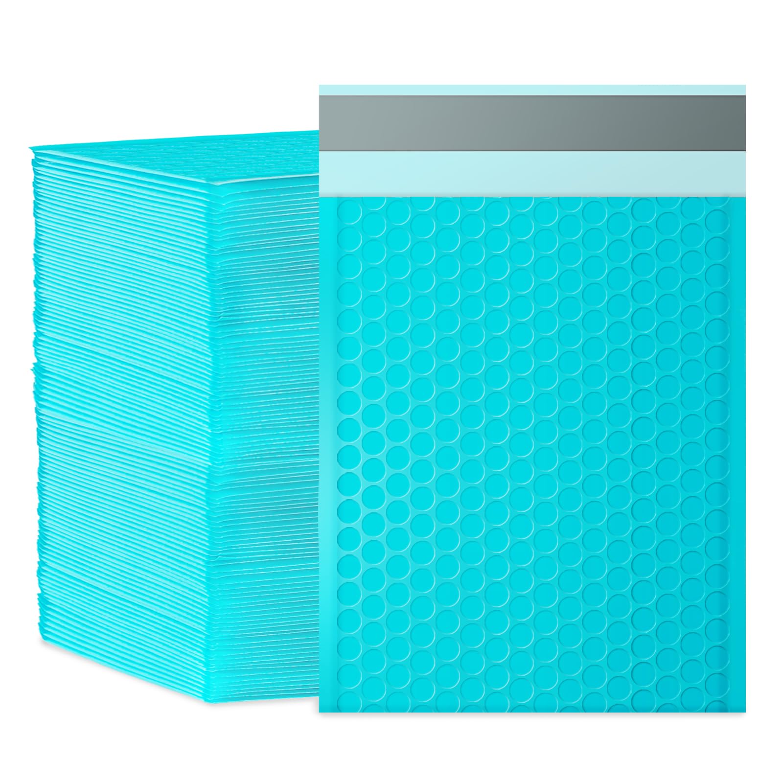 Bubble Mailers, 6x9 Inch Padded Bubble Mailers Pack of 100 Bubble Envelopes Opaque Self Seal Adhesive Waterproof Bags for Shipping and Packaging (Teal