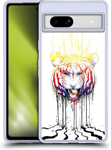 Miniatura 10 de Head Case Designs Officially Licensed Jonas JoJoesArt Jödicke Yin Yang Wolves Creatures Soft Gel Case Compatible with Google Pixel 7a