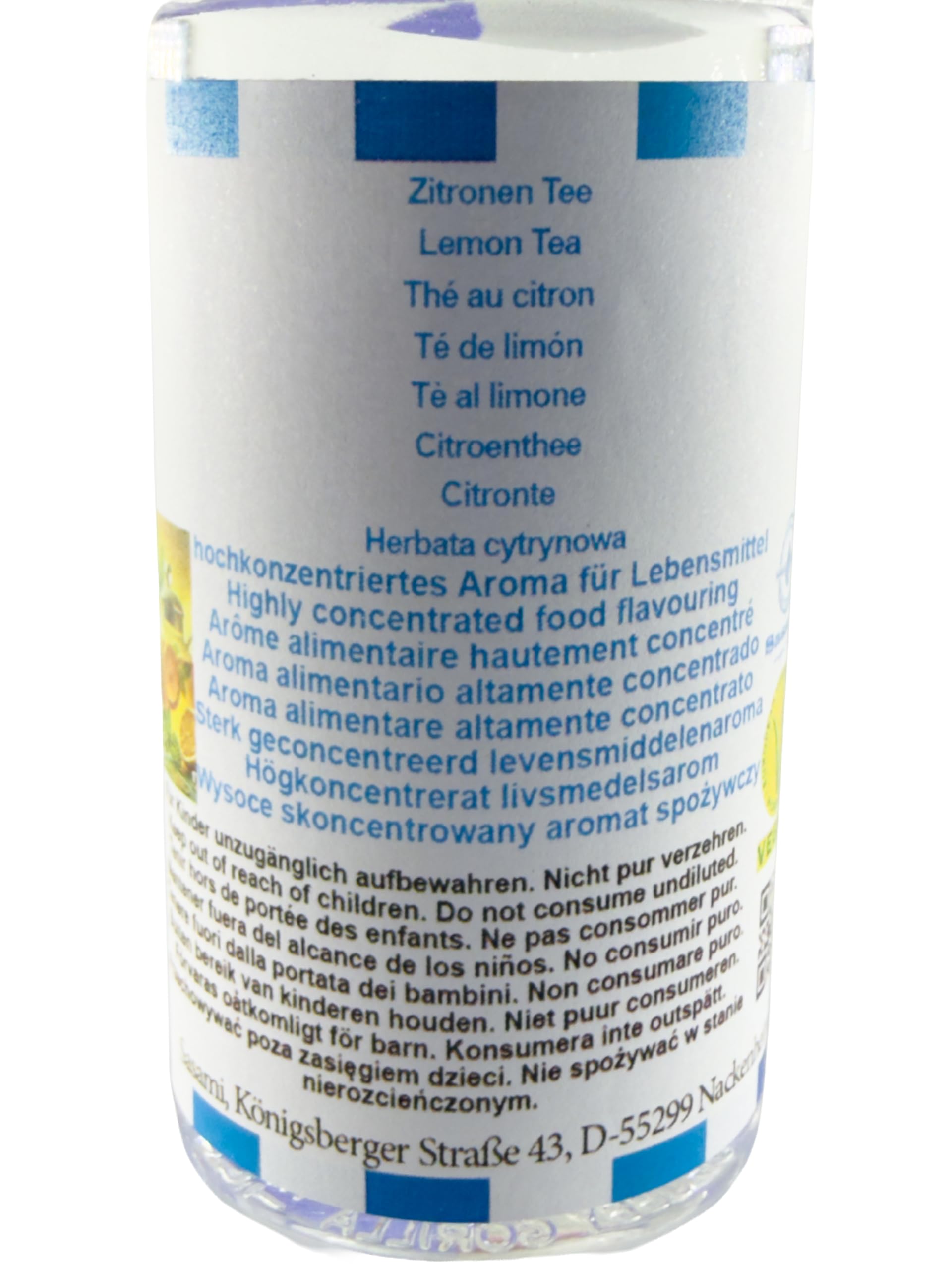 Zitronen Tee Aroma Konzentrat - Vegan - Sasami - 100ml